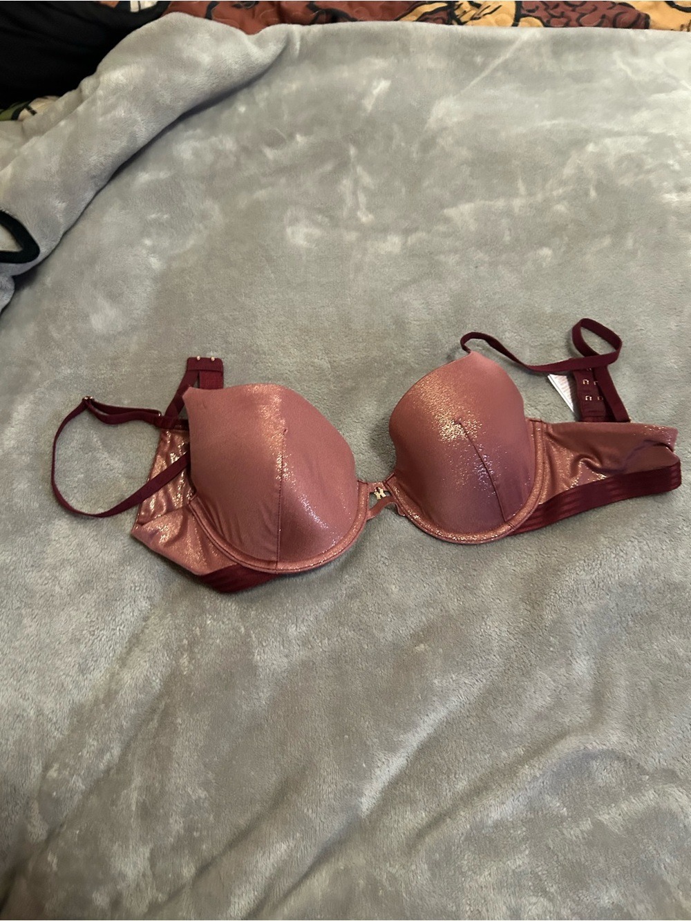 Fenty Shimmery Rose Push-Up Bra